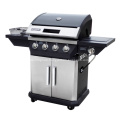 4-Burner Propane Gas Grill with Side Burner